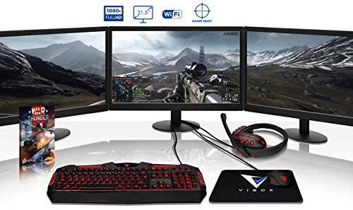 VIBOX Killstreak GLR770-87 Gaming PC Ordenador de sobremesa con Cup n de Juego 3X Triple 22 HD Monitor 4 0GHz Threadripper 8-Core GeForce GTX 1070 16GB DDR4 RAM 2TB HDD Sin OS reviews VIBOX Killstreak GLR770-87 Gaming PC Ordenador de sobremesa con Cup n de Juego 3X Triple 22 HD Monitor 4 0GHz Threadripper 8-Core GeForce GTX 1070 16GB DDR4 RAM 2TB HDD Sin OS
