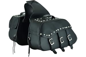 VASTER Bike Saddle Pannier bags – Motorcycle / Motorbike Equipment Storage Organizer Seat pack bag | Gift for Bikers.