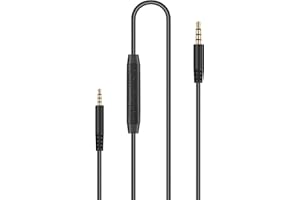 XINTRONICS 3.5mm to 2.5mm Audio Cable for Bose Headphones, Replacement Aux Cord Compatible with Bose 700 QuietComfort 25 QC25 35 QC35 QC35II 45 QC45 with In-line Mic & Volume Control