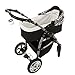 Milk Rock Baby Macano S Pram & Pushchair with 3 frame colors (car seat, raincover, mosquito net, swivel wheels) MO56 White / Pepper & Salt