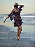 TININNA Damen Frauen Sexy Lace Strand Vertuschung Strandkleider Strandkleid Sommerkleider Beachwear Bikini Pareos XL - 4