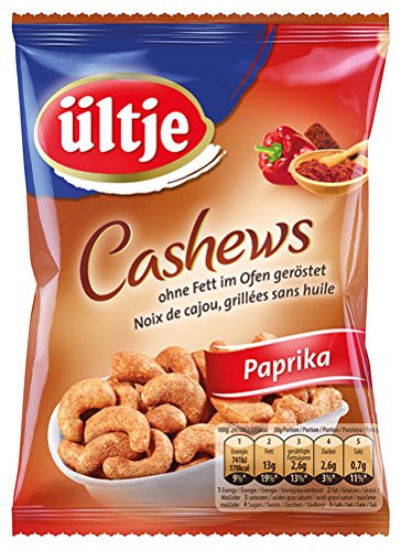 Preisvergleich Produktbild Ültje Cashews Paprika, ohne Fett im Ofen geröstet - 150g - 6x