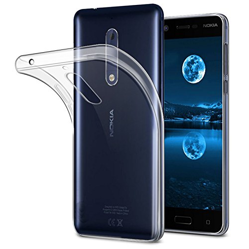 Nokia 5 Funda Silicona  Gel Transparente Ligero y  Ultrafino  Bumper TPU Blando  Antideslizante  Alta Resistencia Flexible Nokia 5 
