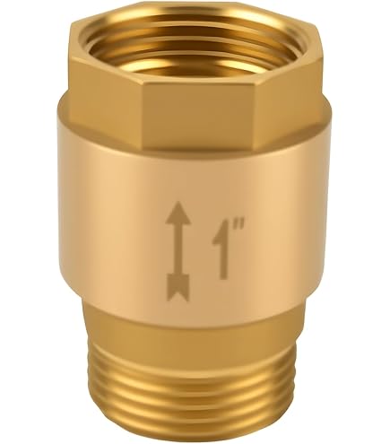 Valvola Antiriflusso Acqua Valvole Di Ritegno Ottone 3/4" - 2 - 6
