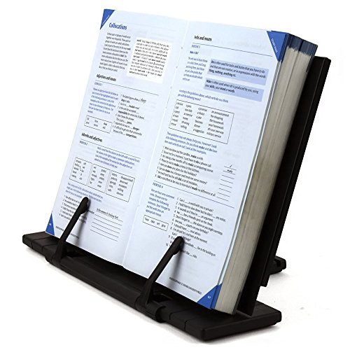 Gosear - Soporte para libros de Lectura Portatil Sobremesa Ajustable Plegable Escritorio para Libro Documento Soporte Atril Negro reviews Gosear - Soporte para libros de Lectura Portatil Sobremesa Ajustable Plegable Escritorio para Libro Documento Soporte Atril Negro
