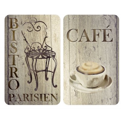 Herdabdeckplatten, 2er-Set Bistro - 2