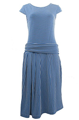 Preisvergleich Produktbild ellen eisemann - Kleid Marcell - Blau, 44, Synthetisches Material, A-Linie