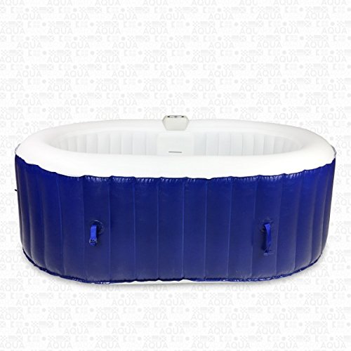 AQUAPARX Whirlpool AP-550SPA *oval 190x120cm* Pool 2Personen Wellness Jacuzzi Spa Whirlpoolzubehör Badewanne 2P Wanne Indoor Outdoor Heizung aufblasbar - 2
