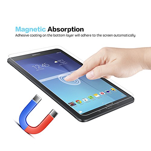Samsung Galaxy Tab E 9.6 Panzerglas Displayschutzfolie, Nearpow Schutzfolie 9H Härte, Anti-Kratzen, Anti-Öl, Anti-Bläschen, lebenslange Garantie - 6