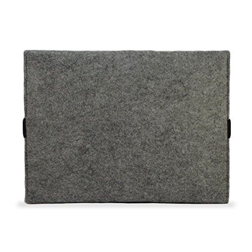 Tasche Hülle für Laptop Case Ultrabook Cover Notebook für Odys Vario Pro 12 Filz Sleeve Schutzhülle Bag aus strapazierfähigem Filz in Grau mit Innentaschen und sicheren Verschluss von NAUC, Farben:Hell Grau - 3