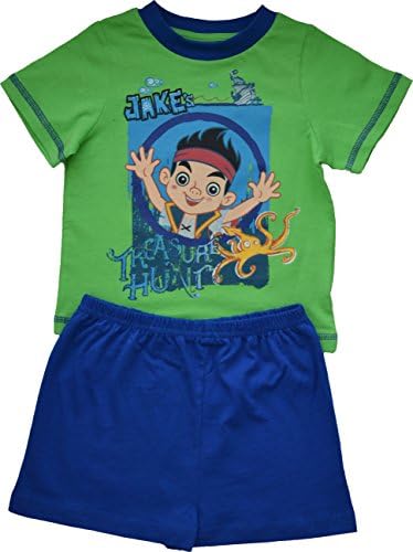 Boys Jake and The Neverland Pirates Short Pyjamas Age 2-3 Years