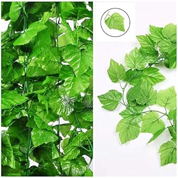 Buy Shopicoo 6 Pcs 40 Feet Artificial Watermelon Leaves Ivy