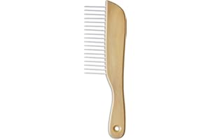 CHADOG Dog dematting comb with 3,5 cm long teeth and wooden handle