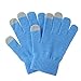 Produktbild DDU Magisch Stricken Touchscreen Handschuhe Smartphone Simsen Stretch Erwachsene Winter Handschuh Hellblau