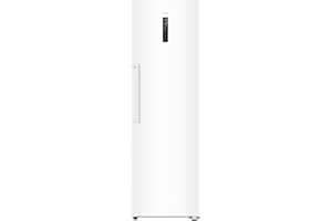 Haier Congelatore con sbrinamento automatico e macchina per cubetti di ghiaccio I Instaswitch H4F306WDH1 I Total No Frost congelatore, capacità 301 l, utilizzabile anche come frigorifero I Freezer con