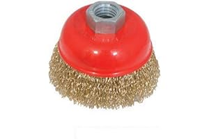 Silverline 797960 - Cepillo de vaso de acero latonado (75 mm)