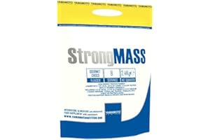 YAMAMOTO RESEARCH YAMAMOTO NUTRITION, StrongMASS 2.4 Kg, Integratore Alimentare di Proteine, Carboidrati, Lipidi con Vitamine e Minerali, con Creatina e BCAA, Gusto Cioccolato