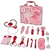 Produktbild Arztkoffer Doktorkoffer für Kinder Zubehör Arzt Pretend Play Kinder Rollenspiele für Kinder Mädchen 3 Jahre und älter (Rosa)