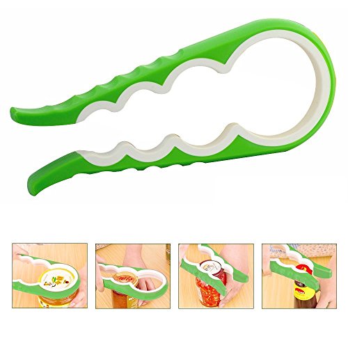 Universal Jar Lid Bottle Opener - Green