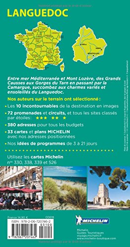 Book's Cover of Guide Vert Languedoc Michelin
