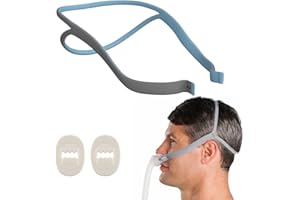 JAWUZ Cinghia per copricapo CPAP compatibile con maschera CPAP ResMed AirFit P10 ((maschera clip non incl)-Copricapo CPAP AirFit P10