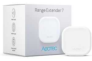 Aeotec Range Extender 7 Zwave Repeater współpracuje z Zwave Hub SmartThings Fibaro (jedno opakowanie)