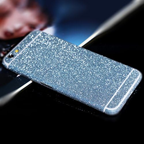 OneStopAccessoriesUk® - iPhone 6 / 6S Bling Glitter Full Body Wrap Decal Vinyl Sticker Skin Cover Front and Back (iPhone 6 / 6S, Blue)