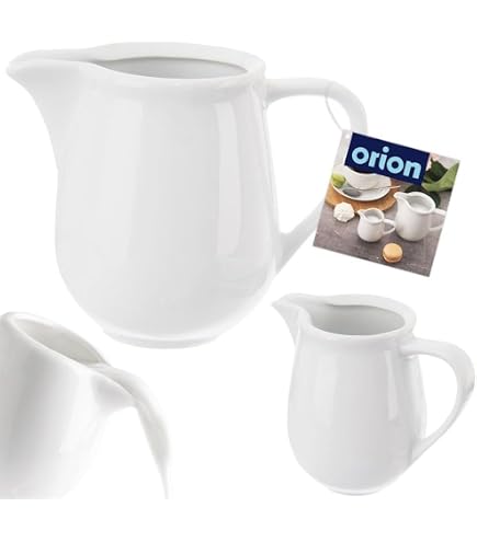 Seltmann Weiden Rondo Milchkännchen – 0,21 Liter, Weißes Porzellan, Spülmaschinenfest