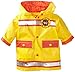Wippette Baby Boys Inafnt Waterproof Hooded Fireman Raincoat Jacket, Gold, 12 Months