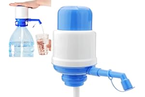 ‎MARTOM Wasser-Getränke-Pumpe Flasche Flasche Dispenser Spender + Regler für 5L Kühler & Wasserspender für Trinkwasser für Kinder und Erwachsene manuelles Wasser tragbarer Wasserspender