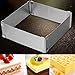 Produktbild TAOtTAO Einstellbare 16-30 Edelstahl-Kuchen-Mousse-Form, die quadratische Form-Ring-Ausgang bildet Quadratischer Mousse-Ring Verstellbares, teleskopierbares Kuchenform-Backwerkzeug