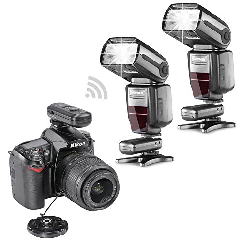 Ganga Neewer Nw565N Kit de Flash Esclavo I-Ttl Professional para
Cámaras DSLR de Nikon - Incluye: 2 Neewer Flashes + Disparador+ Cables
N1-Cord & N3-Cord + Difusores + 2 Soporte Especial