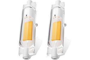 ZJZG R7S LED 78mm, Lampadina R7S LED 78mm 20W Equivalenti a 200W Lampadina Alogena, Lampadina LED Dimmerabile, Bianca Calda 3000K 2000LM, Alta luminosità Nessun Sfarfallio, 2 Pezzi