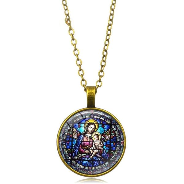 Geel gouden Maria hanger kopen? Maria hanger | Christian