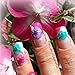 Gellen 12 Colors Acrylic 3D Flower Nail Art Decoration Beauty Bow Care DIY Tips Nails Tools