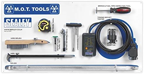 Sealey MOT Tool Board with Tools - MOTBKIT, Red