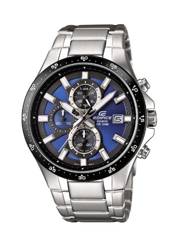 Casio Herren-Armbanduhr XL Edifice Analog Quarz Edelstahl EFR-519D-2AVEF Casio Herren-Armbanduhr XL Edifice Analog Quarz Edelstahl EFR-519D-2AVEF