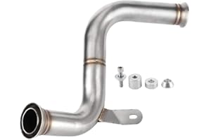 Gorgeri Catalytic Converter Removed Decat Exhaust Mid‑Pipe Motorcycle Modification Fit for KTM 125 250 390 Duke RC390 2017+
