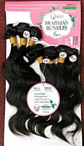 Brazilian Unprocessed 6pcs Bundle Hair Remi 16"(2PCS)+18"(2PCS)+20"(2PCS)-Body Wave by CHADE FASHIONS