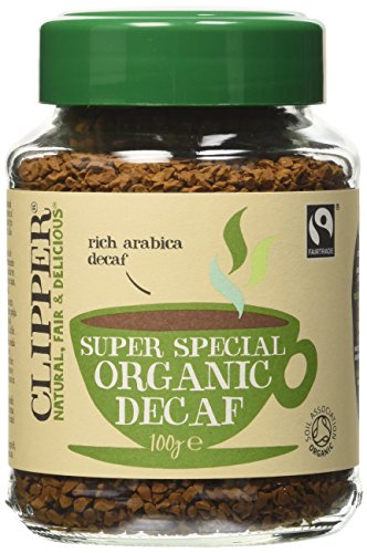 Preisvergleich Produktbild Clipper Fairtrade Bio Instant Gefriergetrocknete entkoffeiniert Kaffee 100g