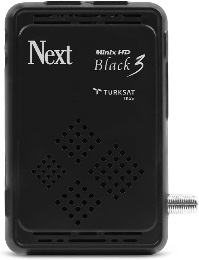Next Minix HD Black 3 Full HD Uydu Alıcısı HDMI ve USB Bağlantı Destekli | TKGS