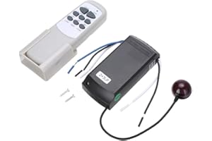 LUNAH Kit di Controllo Remoto per Ventilatore a Soffitto, Timer Luce Wireless Digitale Universale
