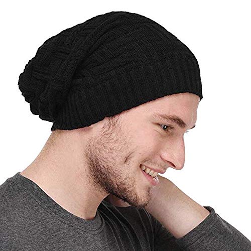 Buy MoohMaya Black Beanie Cap for Men 