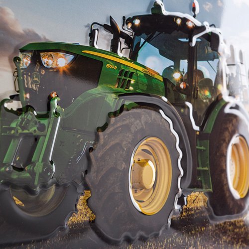 Nostalgic-Art 23190 John Deere Photo Modell 6150 R, Blechschild, 30 x 40 cm - 3