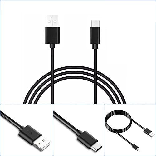Accessory Land Sync &amp; Charger USB Type C Data Lead Cable for Samsung Galaxy S8 / S8 + Plus / A3 / A5 / A7 2017, LG G6 / G5 / V20, Google Pixel / Pixel XL, Nexus 5X / 6P, OnePlus 2/3, HTC 10, Huawei P8 P9 P10, Sony Xperia XZ Premium / X compact Smartphones devices USB-A to USB-C charging (0.25M Meter, Black)