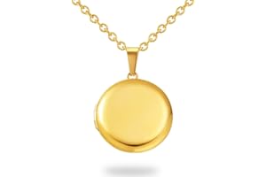 PHOCKSIN Customisable Photo Lockets Necklace Personalised Locket Necklaces for Women That Holds Pictures Gifts for Women & Girls