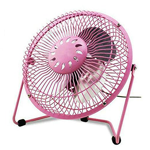Haodou USB Ventilator Klein Tischventilator leise Lüfter für Sommer Büro Zuhause Gelb - 8