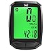Produktbild Fahrradcomputer, Tachometer Fahrrad Kabellos Wasserdicht Tacho Drahtlos Fahrradtacho Drahtloser Auto Wake Up Backlight LCD-Hintergrundbeleuchtung-Bewegung-Sensor für Radsport Realtime Speed Track