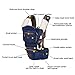 Bebamour Baby Hip Seat Carrier 8 in 1 Carry Ways Functional Carry Backpack (Blue)