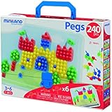 Miniland 8231804 - Juego de mosaico con tablón (6 diseños, 240 fichas)